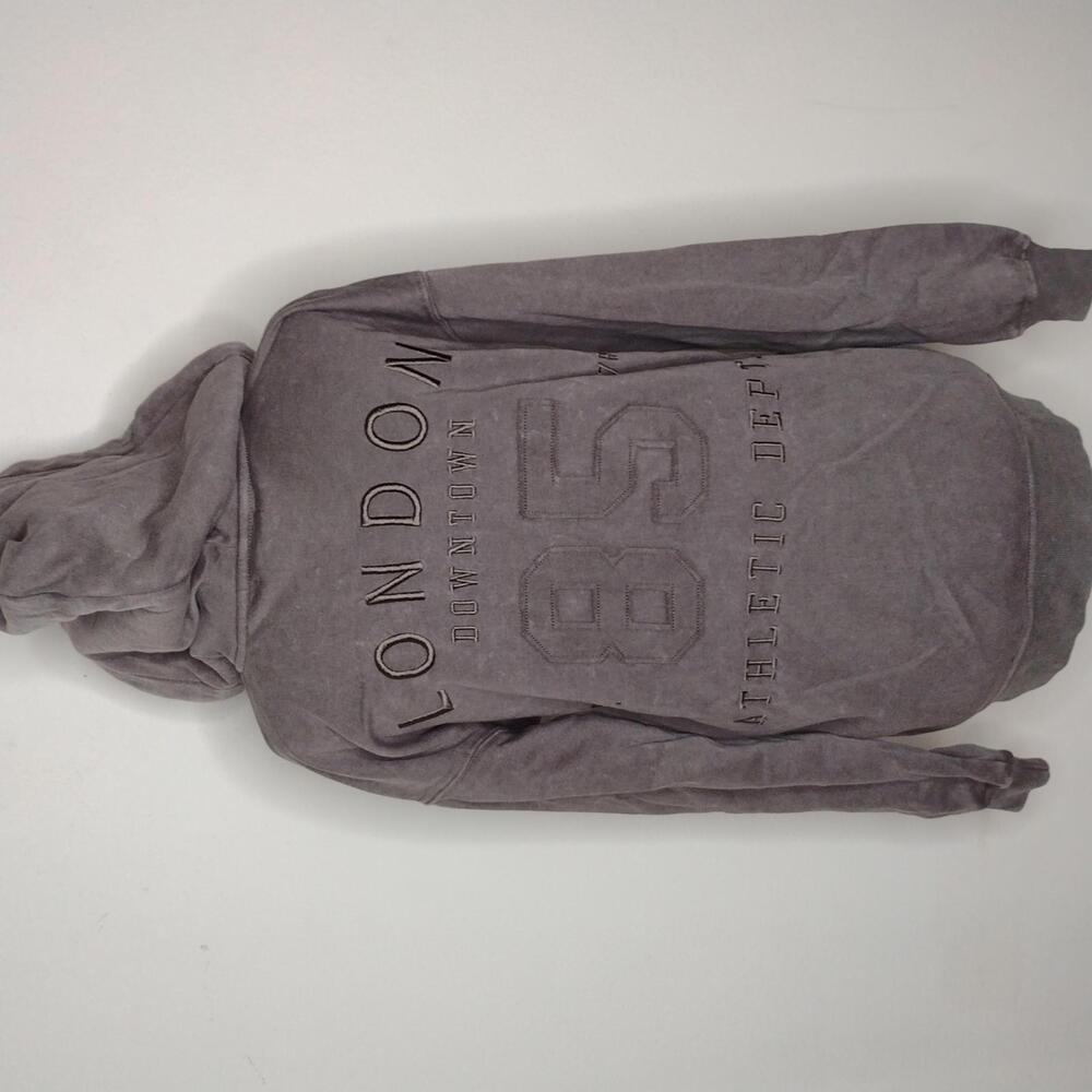 NWT Ultra Flirt Women's Gray/Trend Fleece London Hoodie Size S - Picture 7 of 12